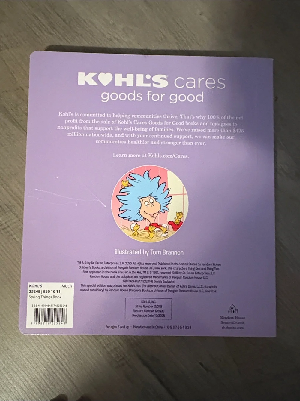 Dr. Seuss Spring Things Board Book - Purple, Blue, Red